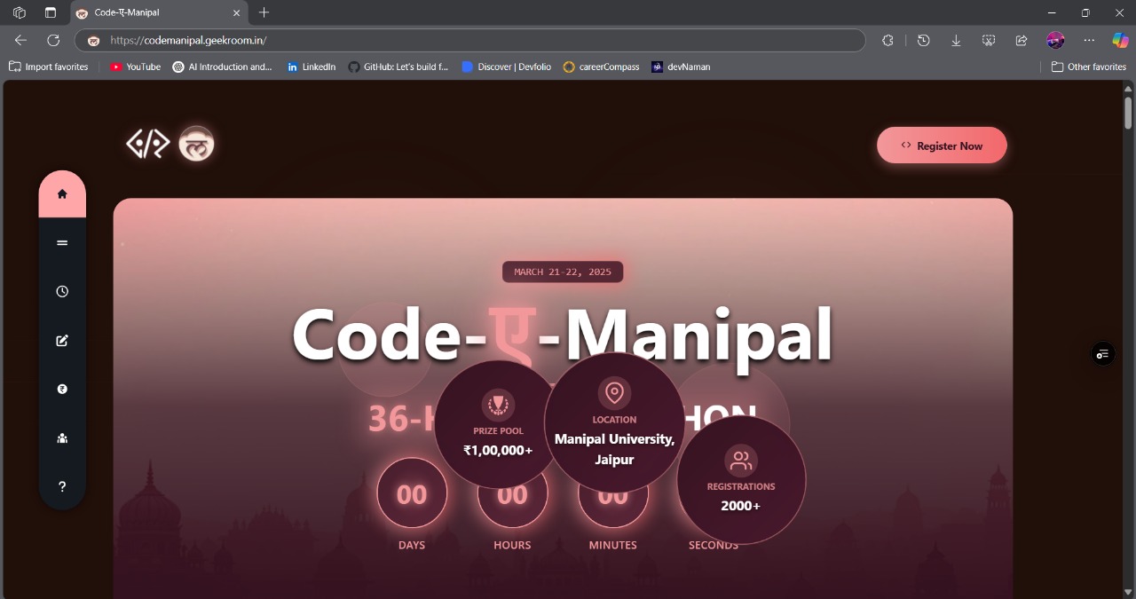 Code-ए-Manipal (Hack Organizer)